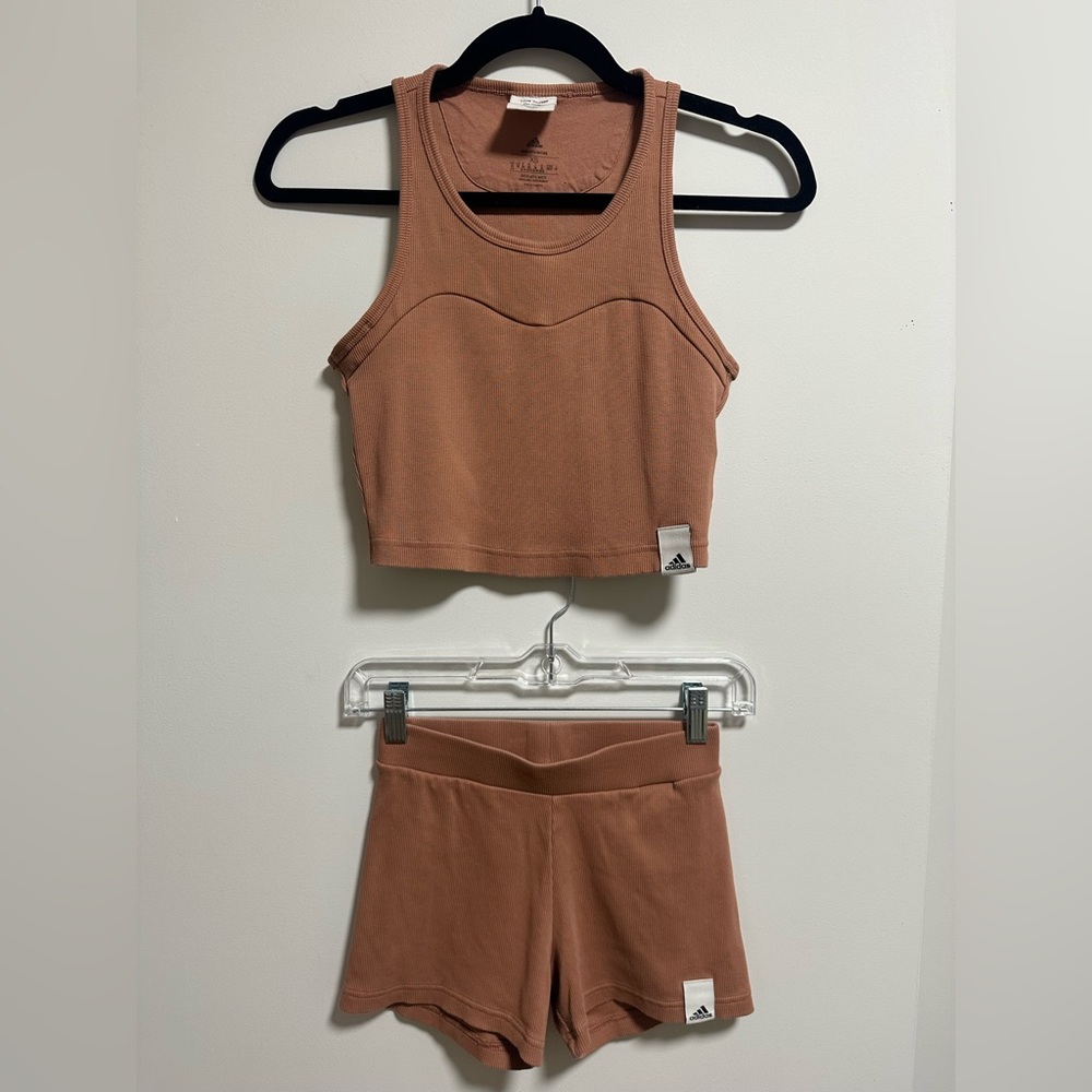 Adidas Tan Workout Set